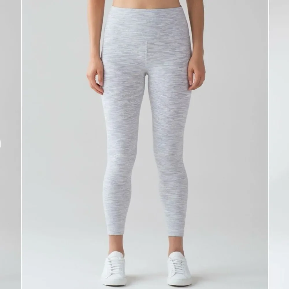 Lululemon Wunder Under Hi-Rise 7/8 Leggings 25” Grey Size 8